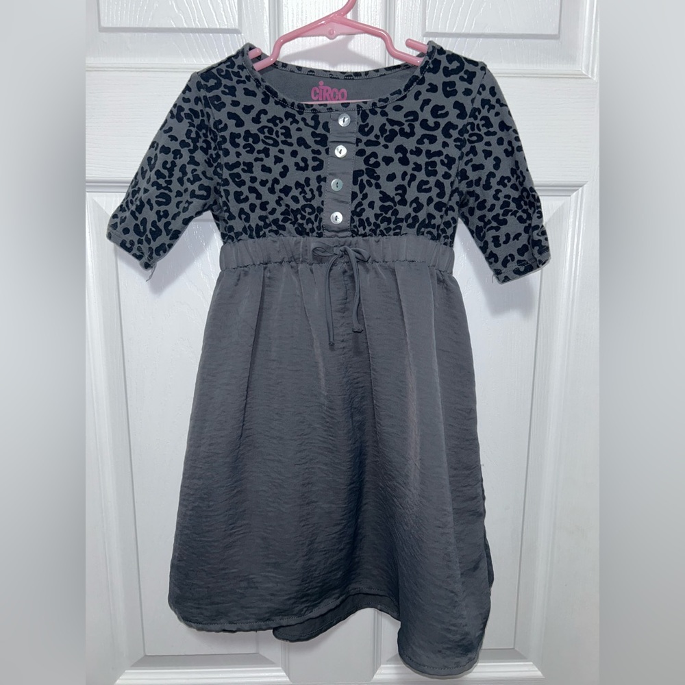 Circo Girls Leopard Print Dress